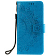 Klapkové puzdro pre Xiaomi Redmi 10, Mandala, modré