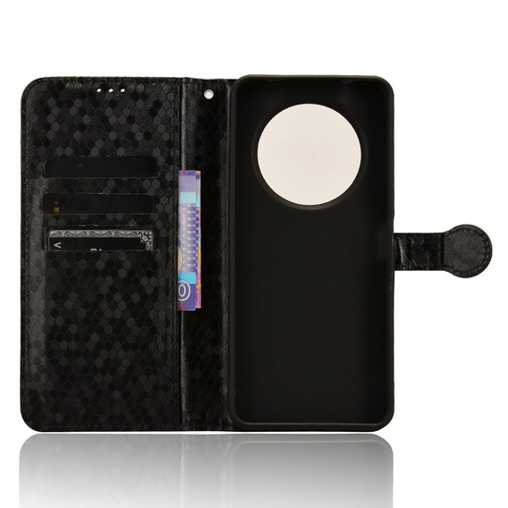 Flipové puzdro pre Xiaomi Redmi A3, Wallet Rhombus, čierne