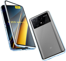 Puzdro pre Xiaomi Poco F6 Pro, Frame Case, modré