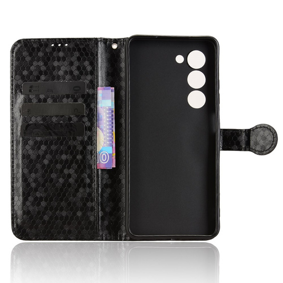 Flipové puzdro pre Oppo A5 5G / A5m, Wallet Rhombus, čierne