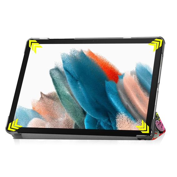 Puzdro pre Samsung Galaxy Tab A9, Smartcase, graffiti