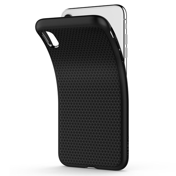 Puzdro Spigen Liquid Air matte black pre Apple iPhone X / Xs