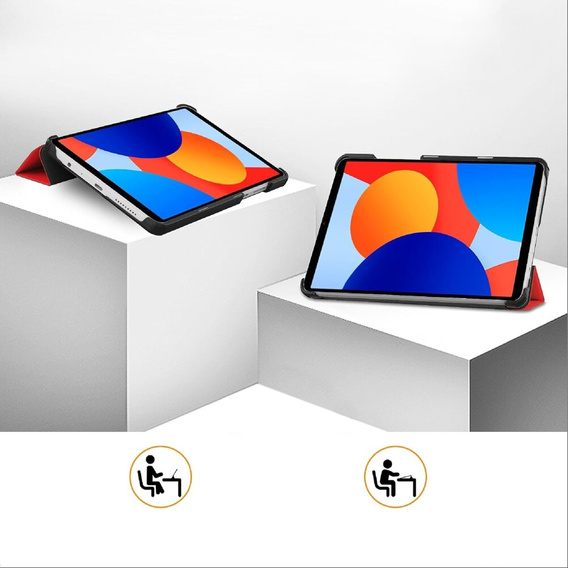 Puzdro pre Xiaomi Redmi Pad SE 8.7, Smartcase, červené