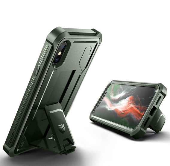 Obrnené puzdro pre iPhone XR, Dexnor Full Body, zelený