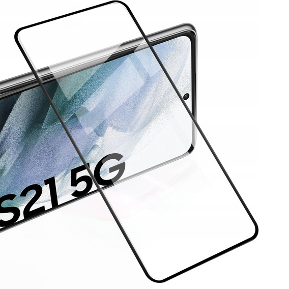 2x tvrdené sklo pre Samsung Galaxy S21, ERBORD 3D pre celý displej