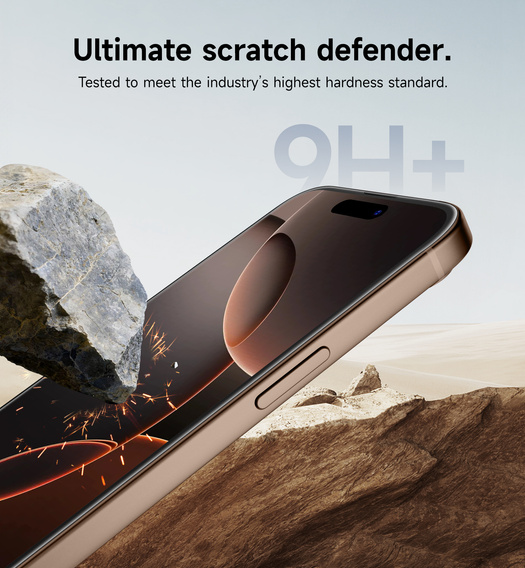 2x tvrdené sklo SURITCH pre iPhone 16 Pro Max