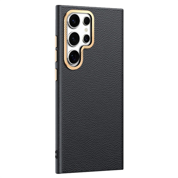 Kožené puzdro pre Samsung Galaxy S25 Ultra, leather hybrid, čierne