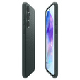 Puzdro Spigen pre Samsung Galaxy A55 5G, Liquid Air, zelený + tvrdené sklo 9H