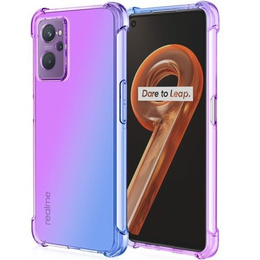 Puzdro pre Oppo A98 5G, Gradient Dropproof, Fialová / modrá