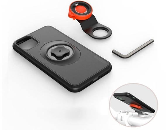 Držiak na bicykel + ochranné puzdro pre iPhone 11 (6.1") – s otočným uzamykacím systémom