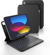 Puzdro s klávesnicou pre iPad 11" 2025 A16 (11 gen.) / iPad 10.9" 2022 (10 gen.), Dexnor Magnetic Keyboard Touchpad, čierne