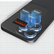 2x ERBORD OPTIK Pro tvrdené sklo pre fotoaparát iPhone 16 Pro / 16 Pro Max, čierne