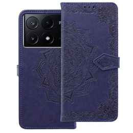 Klapkové puzdro pre Xiaomi Poco X6 Pro 5G, Mandala, ružové rose gold
