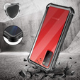 Obal na mobil pre Samsung Galaxy S20 FE, Dexnor Full Body Rugged, transparentné / čierne