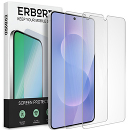 2x tvrdené sklo ERBORD 9H Hard Glass na displeji pre Samsung Galaxy S25 Edge