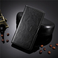 Klapkové puzdro pre Xiaomi 12T, Crazy Horse Wallet, čierne