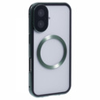 Magnetické puzdro Dual Glass MagSafe pre iPhone 16, zelený