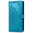 Klapkové puzdro pre Oppo A40 / Oppo A40m, Mandala, modré