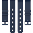 Pasek Silikonowy 18mm do Garmin Vivomove 3S / Vivoactive 4S, Dark Blue