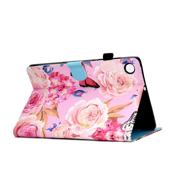 Obal na mobil pre Lenovo Tab M10 Plus 10.6 Gen 3 125F/128F, flowers and butterfly