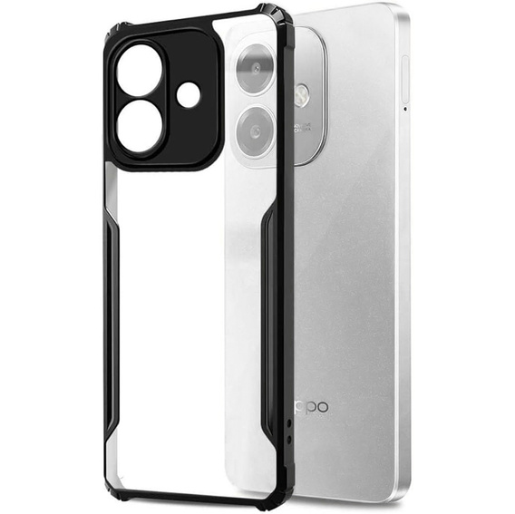Obal na mobil pre Oppo A40 / Oppo A40m, AntiDrop Hybrid, čierne