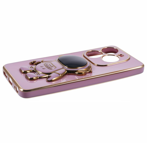 Obal na mobil pre Infinix Hot 40i, Astronaut, fialové