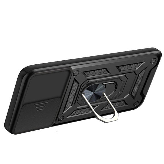 Obal na mobil pre Samsung Galaxy S22 5G, CamShield Slide, čierne