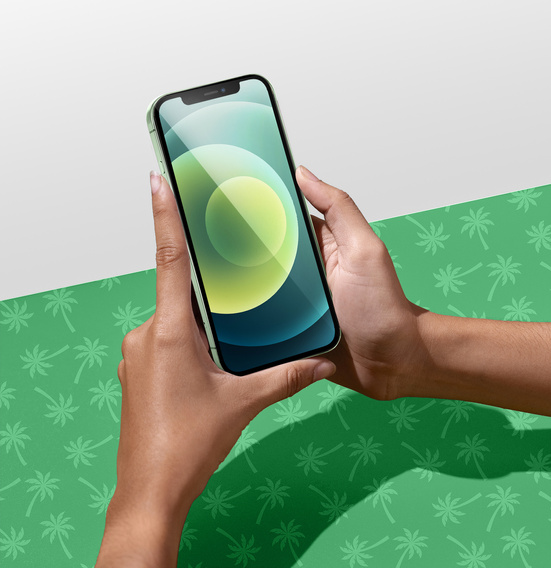 5D Full Glue Smart Palm tvrdené sklo pre iPhone 12/12 Pro