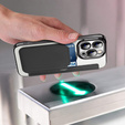 Klapkové puzdro pre iPhone 14 Pro, RFID Wallet MagSafe CamShield, čierne