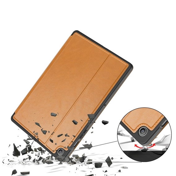Obal na mobil pre Samsung Galaxy Tab A9+, Business Card and Pen Slot, červené