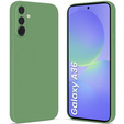 Obal na mobil pre Samsung Galaxy A36 5G, Silicone Lite, zelený