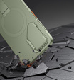 Puzdro pre Samsung Galaxy S25+ Plus, Suritch Shockproof, pre MagSafe, zelený