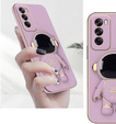 Obal na mobil pre Oppo Reno 12 Pro, Astronaut, fialové
