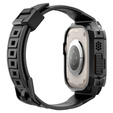 Pasek z etui Spigen do Apple Watch Ultra 49mm, Rugged Armor Pro, Czarny
