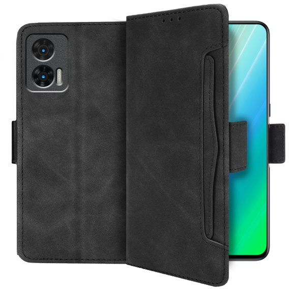 Klapkové puzdro pre Motorola Edge 30 Neo, Card Slot, čierne