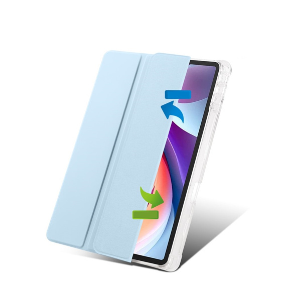 Puzdro pre Lenovo Tab M11, Smartcase Hybrid, so slotom na stylus, modré