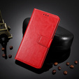 Klapkové puzdro pre Realme GT Neo 3, Crazy Horse Wallet, červené