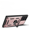 Obal na mobil pre Samsung Galaxy S23 Ultra, CamShield Slide, ružové rose gold
