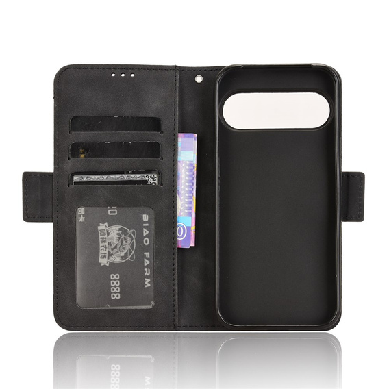 Klapkové puzdro pre Google Pixel 9 / Google Pixel 9 Pro, Card Slot, čierne