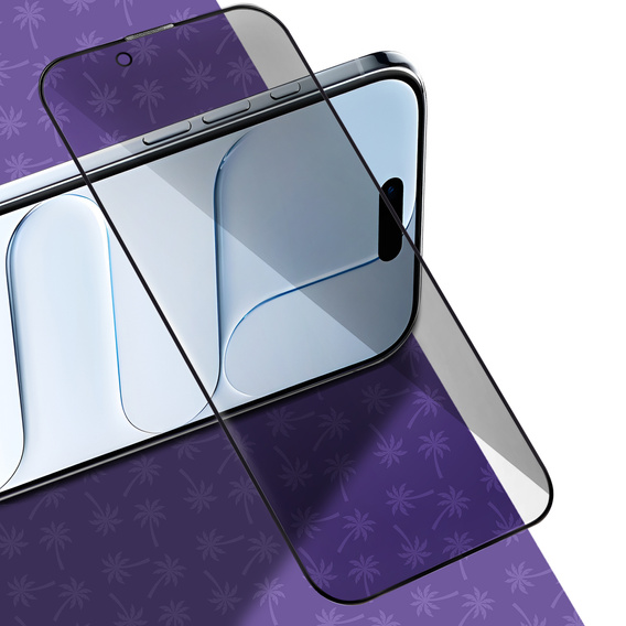 Tmavé sklo na ochranu súkromia Shy Palm pre iPhone Air