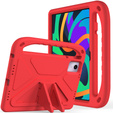 Detské puzdro pre Lenovo Tab M11, detské puzdro s rukoväťou, červené