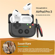 Retro puzdro na konzolu so srdiečkom pre AirPods Pro 3