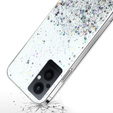 Obal na mobil pre Oppo Reno7 Lite 5G, Glittery, priehľadné