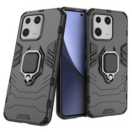 Obal na mobil pre Xiaomi 13, Kickstand Ring, čierne