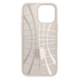 Puzdro Spigen pre iPhone 16 Pro, Liquid Air, titán + tvrdené sklo 9H