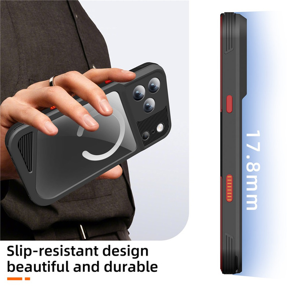 Vodotesné puzdro SHELLBOX GTM IP68 s MagSafe pre iPhone 17 Pro Max