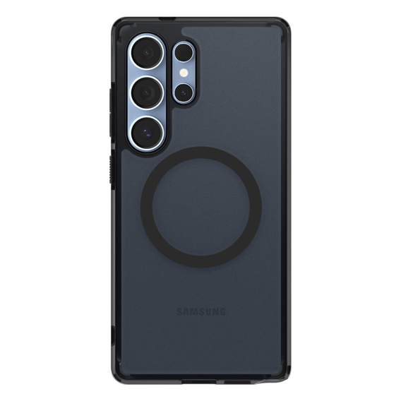 Puzdro MagSafe Spigen pre Samsung Galaxy S25 Ultra, Ultra Hybrid, matný / čierny + tvrdené sklo 9H