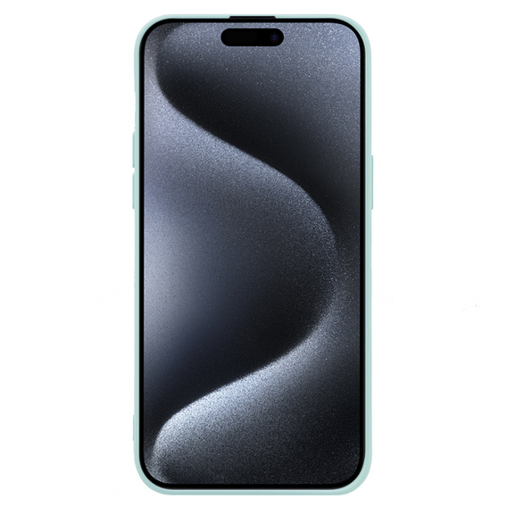 Obal na mobil pre iPhone 15 Pro, Silicone Lite, modré