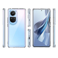 Obal na mobil pre Oppo Reno 10 / 10 Pro, Fusion Hybrid, priehľadné