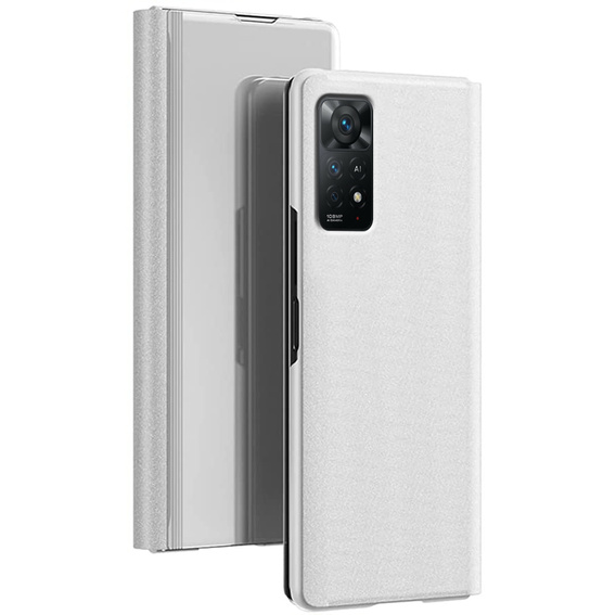 Obal na mobil pre Xiaomi Redmi Note 11 Pro 4G / 5G, Clear View, strieborné